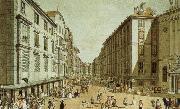 william wordsworth vienna in the 18th century a view of one of its streets, the kohlmarkt Germany oil painting artist